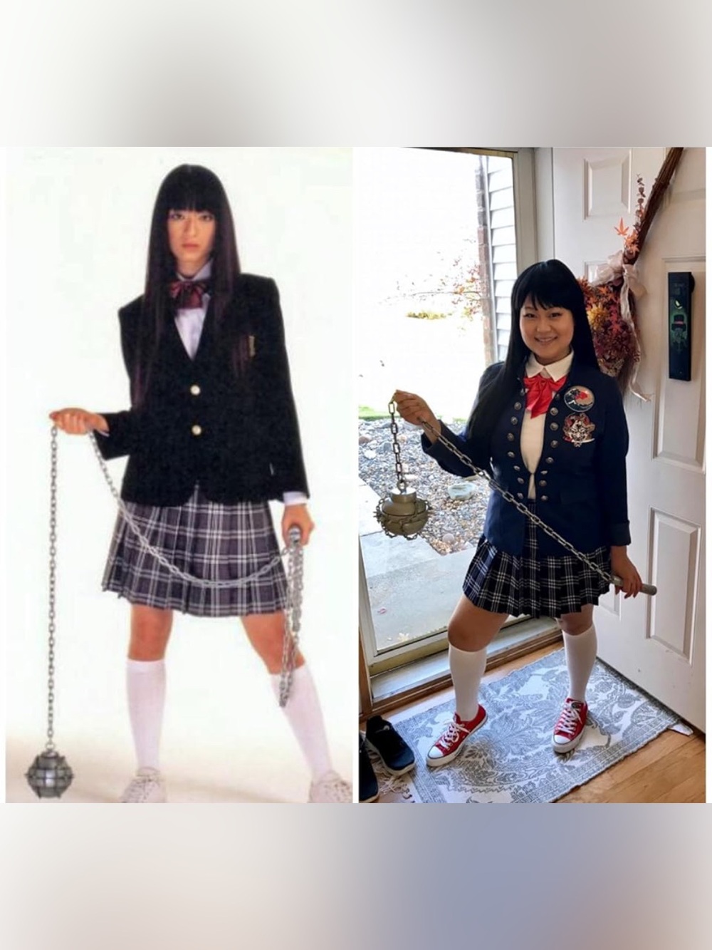 Gogo Yubari Chain Mace Weapon Cosplay Prop Halloween